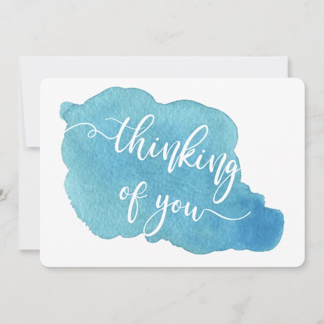 Cartes Pour Fêtes Annuelles penser à vous condoléances endeuillée perte aimée (Devant)