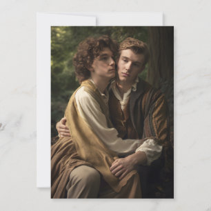 Cartes Pour Fêtes Annuelles Penser à vous deux hommes