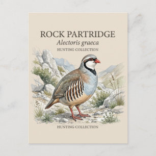 Cartes Pour Fêtes Annuelles Perdrix bartavelle ,Alectoris Graeca Oiseaux de Ch