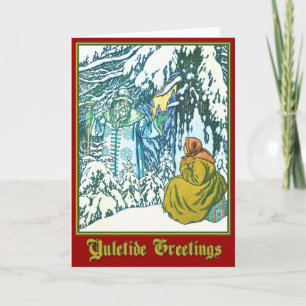 Cartes Pour Fêtes Annuelles Père Frost - Salutations de Yuletide
