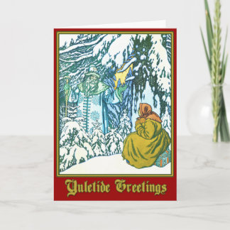 Cartes Pour Fêtes Annuelles Père Frost - Salutations de Yuletide