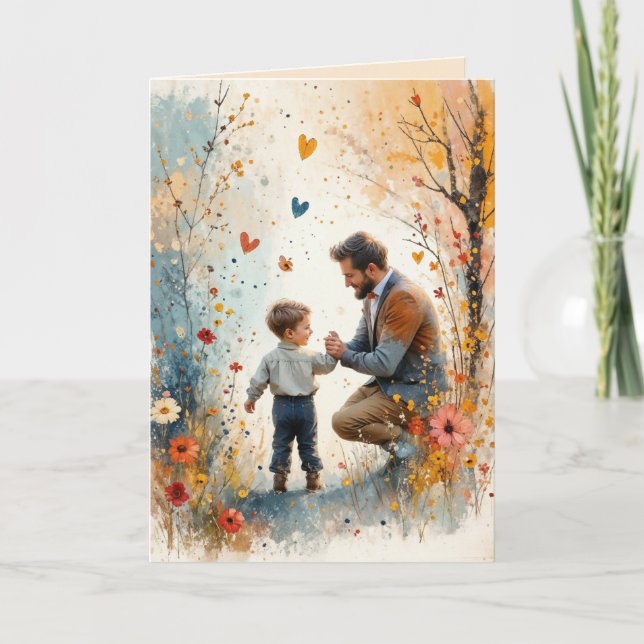 Cartes Pour Fêtes Annuelles Père guide (Devant)