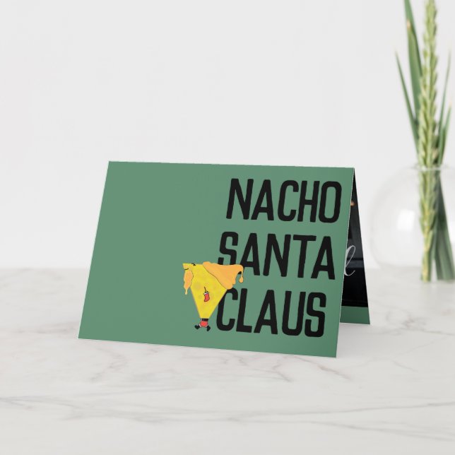 Cartes Pour Fêtes Annuelles Père Nacho Noël (Devant)