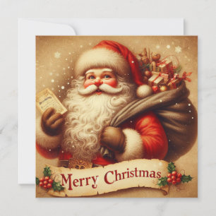 Cartes Pour Fêtes Annuelles Père Noël