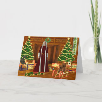 Cartes Pour Fêtes Annuelles Père Noël