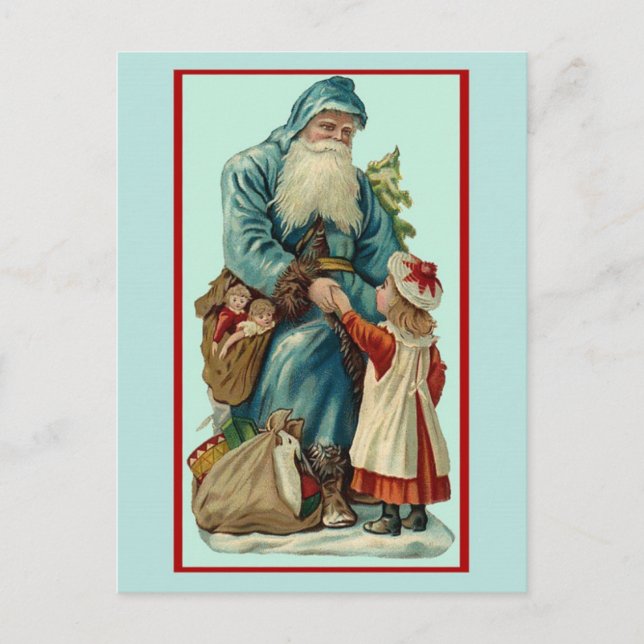 Cartes Pour Fêtes Annuelles Père Noël (Devant)