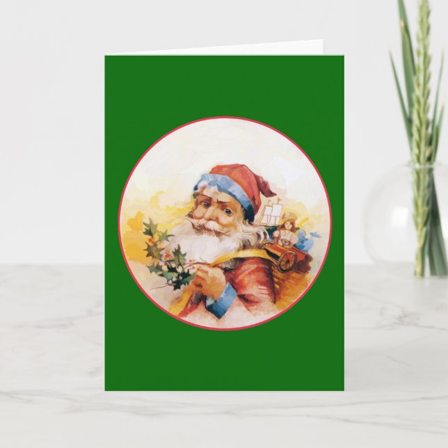 CARTES POUR FÊTES ANNUELLES PÈRE NOËL (Devant)