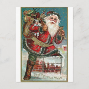 Cartes Pour Fêtes Annuelles Père Noël