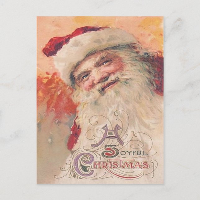 Cartes Pour Fêtes Annuelles Père Noël (Devant)