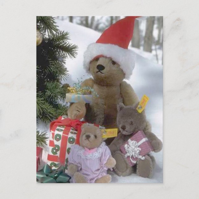 Cartes Pour Fêtes Annuelles Père Noël (Devant)