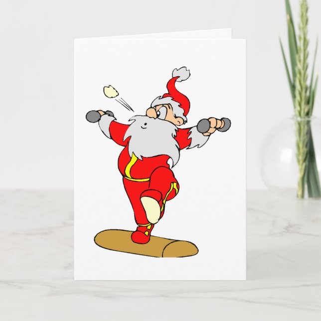 Cartes Pour Fêtes Annuelles Père Noël (Devant)