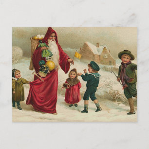 Cartes Pour Fêtes Annuelles Père Noël