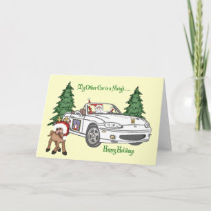 Cartes Pour Fêtes Annuelles Père Noël blanc