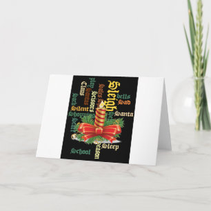 Cartes Pour Fêtes Annuelles Père Noël Bonne journée et une meilleure nuit.jpg