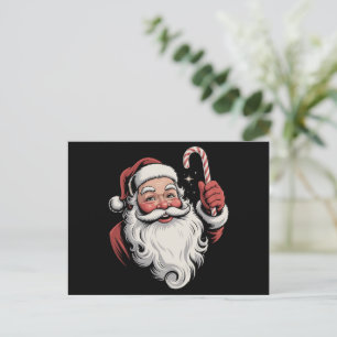 Cartes Pour Fêtes Annuelles Père Noël de Noël Cadeau Rétro Vintage