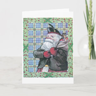 Cartes Pour Fêtes Annuelles père Noël d'Écosse