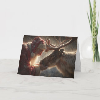 Cartes Pour Fêtes Annuelles Père Noël doux