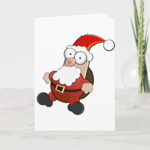 Cartes Pour Fêtes Annuelles Père Noël drôle