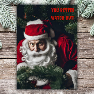 Cartes Pour Fêtes Annuelles Père Noël drôle Noël Vous feriez mieux de faire at