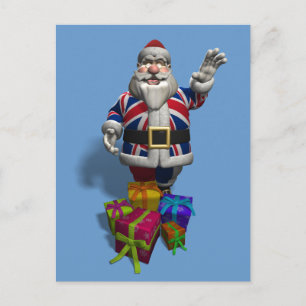 Cartes Pour Fêtes Annuelles Père Noël du Royaume-Uni