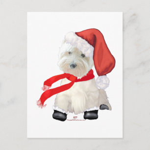 Cartes Pour Fêtes Annuelles Père Noël en bottes