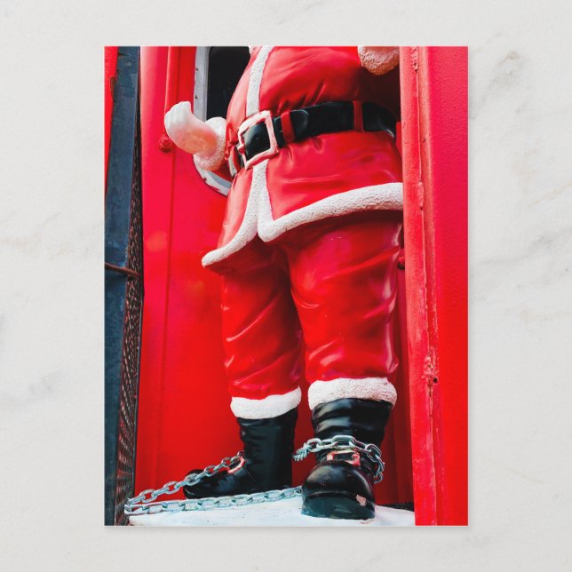 Cartes Pour Fêtes Annuelles Père Noël en difficulté ? (Devant)