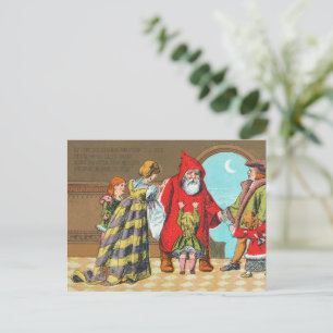Cartes Pour Fêtes Annuelles Père Noël et son petit ami
