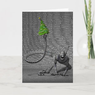 Cartes Pour Fêtes Annuelles Père Noël galactique