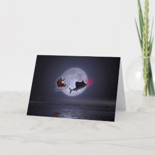 Cartes Pour Fêtes Annuelles Père Noël Hooked Up ! ! !
