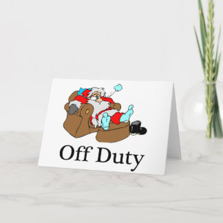 Cartes Pour Fêtes Annuelles Père Noël hors service (dormant)