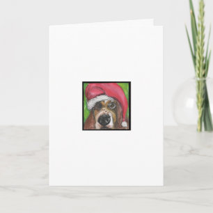 Cartes Pour Fêtes Annuelles père Noël Hound