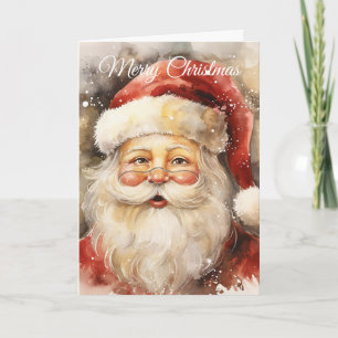 Cartes Pour Fêtes Annuelles Père Noël jovial