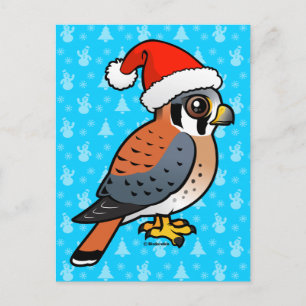 Cartes Pour Fêtes Annuelles Père Noël Kestrel américaine