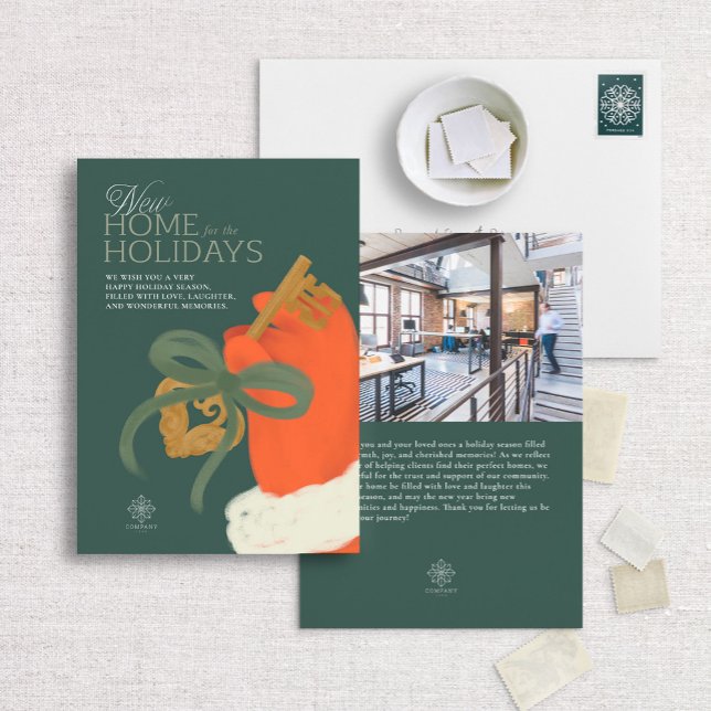 Cartes Pour Fêtes Annuelles Père Noël Key New Accueil Salutation de Noël (Créateur téléchargé)