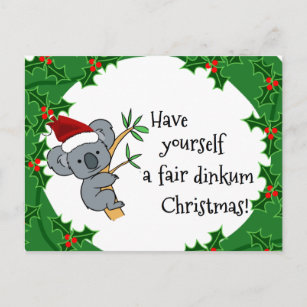 Cartes Pour Fêtes Annuelles père Noël Koala - Fair Dinkum