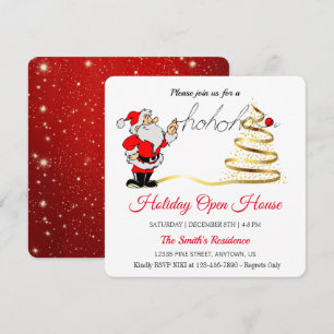 Cartes Pour Fêtes Annuelles Père Noël, magie de Noël