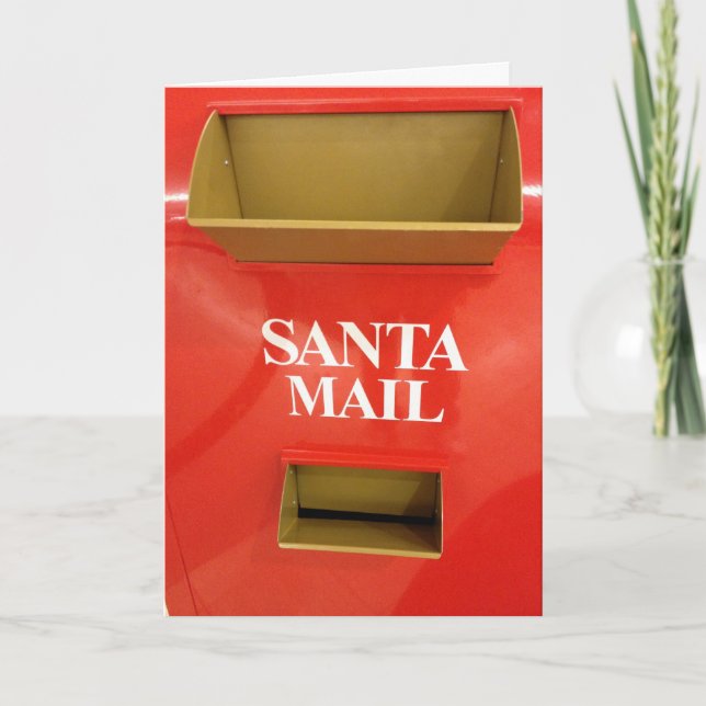 CARTES POUR FÊTES ANNUELLES PÈRE NOËL MAILBOX CHRISTMAS LOVE CARD (Devant)