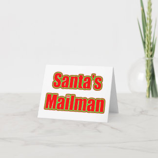 Cartes Pour Fêtes Annuelles Père Noël Mailman