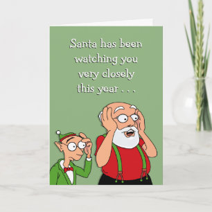 Cartes Pour Fêtes Annuelles Père Noël ne peut pas corrompre