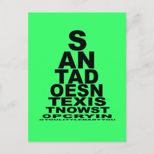 Cartes Pour Fêtes Annuelles père Noël n'existe pas