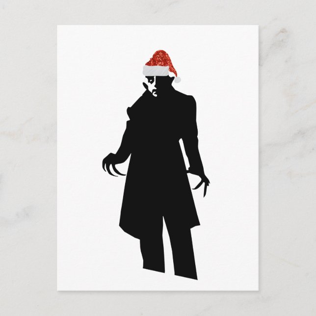 Cartes Pour Fêtes Annuelles père Noël nosferatu (Devant)