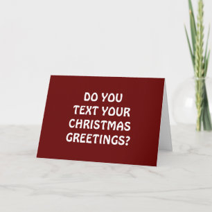 CARTES POUR FÊTES ANNUELLES PÈRE NOËL NOUS AIME TOUJOURS SI VOUS TEXTEZ POUR N