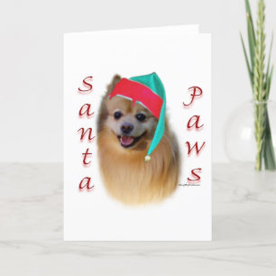 Cartes Pour Fêtes Annuelles Père Noël Paws