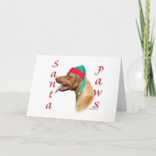 Cartes Pour Fêtes Annuelles Père Noël Paws Rhodesian Ridgeback