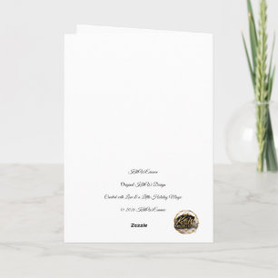 Cartes Pour Fêtes Annuelles Père Noël personnalisé & Noël avec chat persan gri