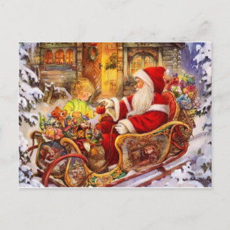 Cartes Pour Fêtes Annuelles Père Noël_Préparation1