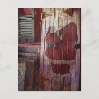 Cartes Pour Fêtes Annuelles Père Noël primitif