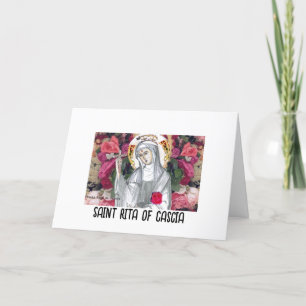 Cartes Pour Fêtes Annuelles Père Noël Rita de Cascia