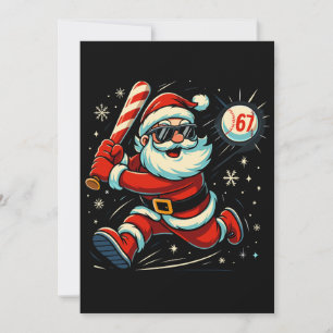 Cartes Pour Fêtes Annuelles Père Noël s'en prend au mème de Noël 6-7