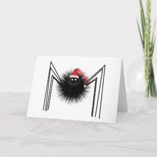 Cartes Pour Fêtes Annuelles Père Noël Spider